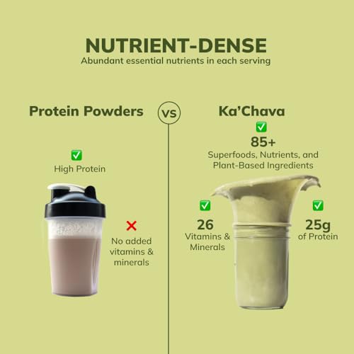 Ka’Chava All-In-One Nutrition Shake Blend, Matcha, 85+ Superfoods, Nutrients & Plant Ka'Chava buy supplements canada