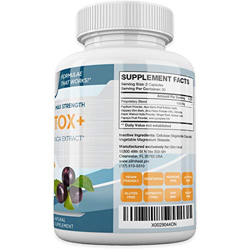 Advanced Keto Colon Cleanser & Detox for Weight Loss - Aids Healthy Colon Function Slim Heat buy supplements canada