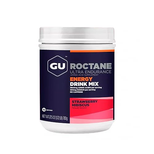 Gu Energy Roctane Ultra Endurance Energy Drink Mix, Strawberry Hibiscus GU Energy buy supplements canada