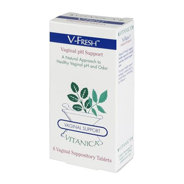 Vitanica, V-Fresh, Vaginal pH Support, 6 Suppositories Vitanica buy supplements canada