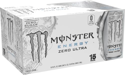 Monster Energy Zero Ultra, Sugar Free Energy Drink, 16 Ounce (Pack of 15) Monster Energy buy supplements canada