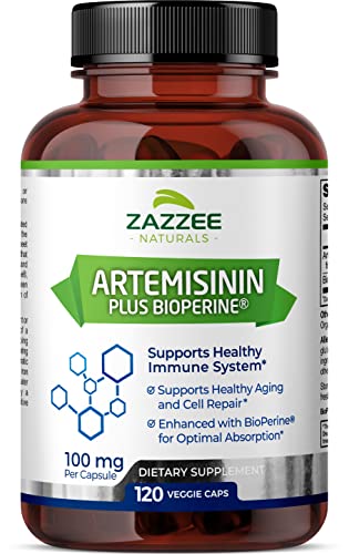 Zazzee High Absorption Artemisinin, 100 mg per Capsule, 120 Vegan Capsules, with 5 mg Zazzee buy supplements canada