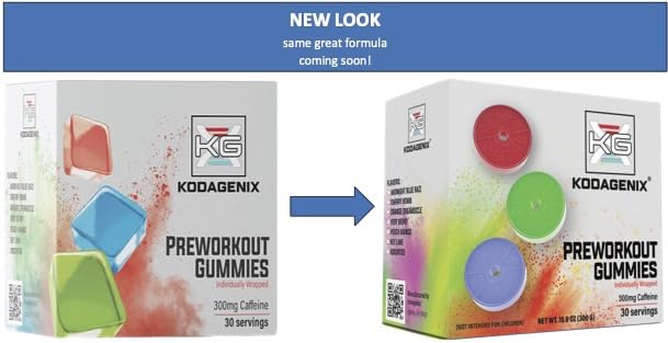 Kodagenix Pre Workout Gummies for Men and Women with Caffeine, L-Citrulline and Beta Kodagenix buy supplements canada