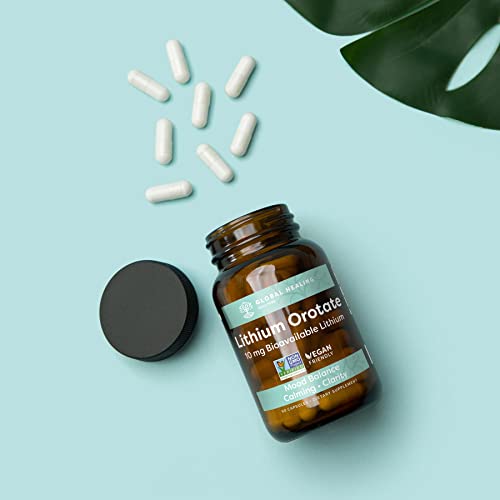 Global Healing Lithium Orotate Brain Health Supplement - Supports Mood Global Healing Center buy supplements canada