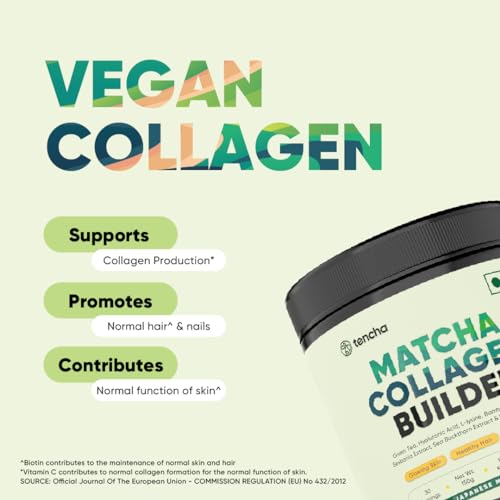 Collagen Supplements for Women & Men, 30 Servings, 150 GM | 100% Vegan Collagen Powder Tencha buy supplements canada