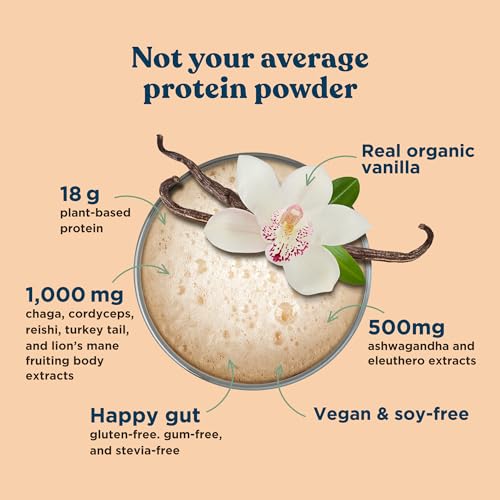 Four Sigmatic Organic Vegan Protein Powder | 18g Plant-Based Protein per Serving Four Sigmatic buy supplements canada