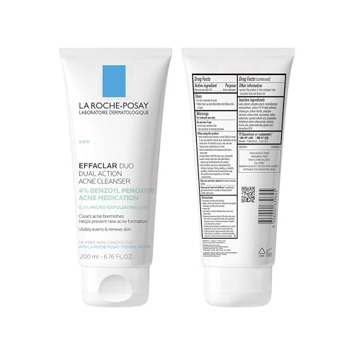 La Roche-Posay Effaclar Dual Acne Face Wash With 4% Benzoyl Peroxide & LHA Exfoliant La Roche-Posay buy supplements canada