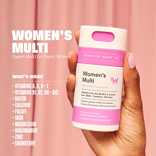 Health By Habit Womens Multi Supplement (60 Capsules) - 23 Essential Vitamins Health By Habit buy supplements canada