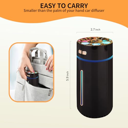 Car Diffuser,Rechargeable car Diffuser air freshener,Humidifier Aromatherapy for car Sydetelis buy supplements canada