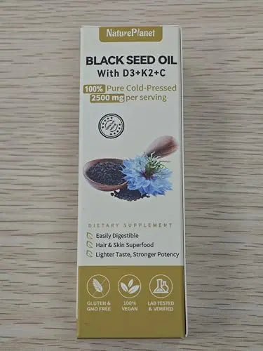 NaturePlanet Organic Soursop Bitters and Black Seed Oil Drops Bundles with Vitamins D3, K2, B6, C | NaturePlanet buy supplements canada
