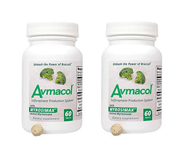 AVMACOL® (120) 2 Bottle Value Sulforaphane Supplement with Myrosinase AVMACOL buy supplements canada