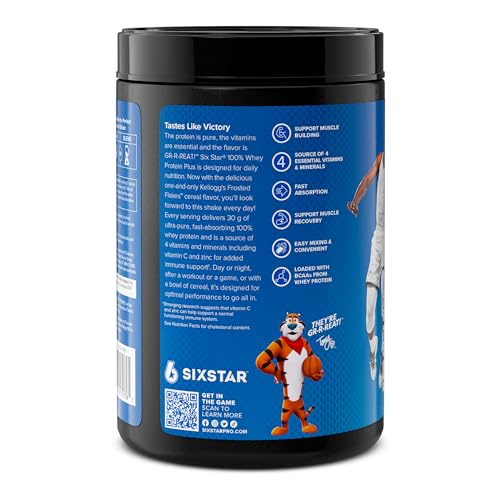 Six Star Whey Protein Powder Plus | Muscle Building & Recovery Plus Immune Support Six Star buy supplements canada
