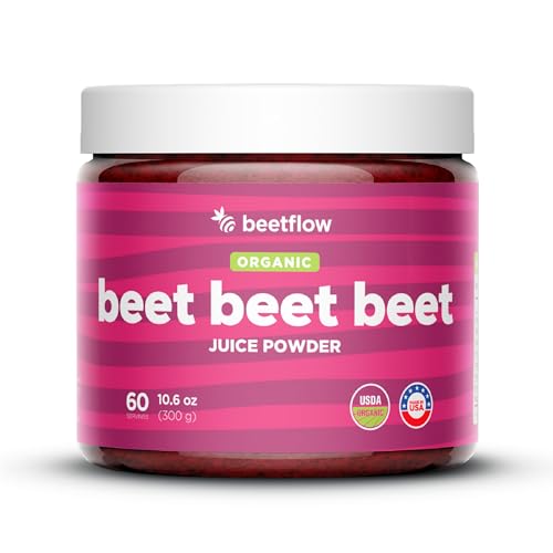 Beet Beet Beet - Organic Beet Juice Powder Healthy Blood Pressure, Cholesterol BEETFLOW buy supplements canada