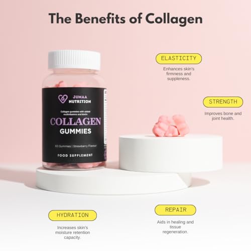 Halal Collagen & Multivitamin Gummies | Type 1 & 3 | 550mg Marine Collagen | 1 Month Supply Jumaa Nutrition buy supplements canada