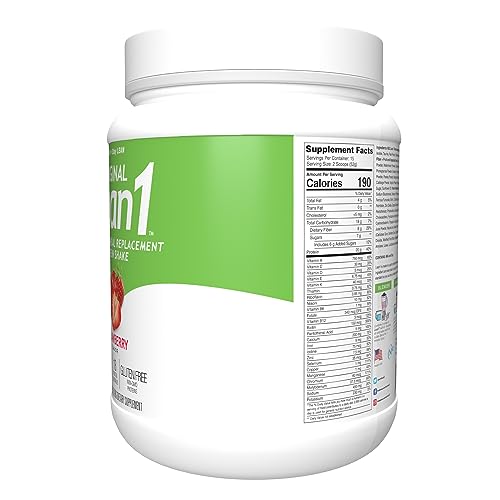 Lean1 Strawberry, 15 Serving tub, Fat Burning Meal Replacement by Nutrition53 N53 buy supplements canada