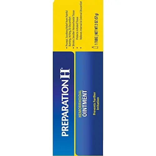 PREPARATION H Hemorrhoid Symptom Treatment Ointment, Itching, Burning & Discomfort Relief, Tube (2.0 Ounce) Preparation H buy supplements canada