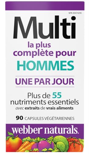 Webber Naturals Men's Most Complete Multi, 90 Vegetarian Capsules Webber Naturals buy supplements canada