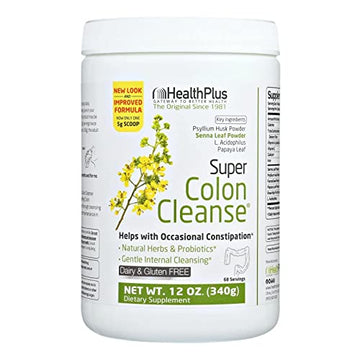 Health Plus Super Colon Cleanse - 10-Day Cleanse - Detox, Gluten Free, Dairy Free Health Plus buy supplements canada