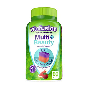 Vitafusion Multivitamin Plus Beauty – 2-in-1 Benefits – Adult Gummy with Hair, Skin & Nails Vitafusion buy supplements canada