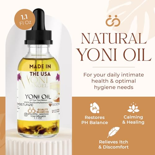 Natural Yoni Oil, Mint Fresh Feminine Care Oil, Reduces Odor, Restores pH Balance, All Natural, Herbal Yoni Quality Seamoss and Yoni Oil buy supplements canada
