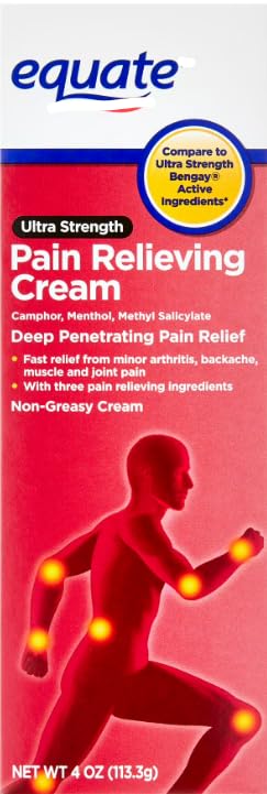Equate Ultra Strength Pain Relieving Cream, Deep penetrating Pain Relief with Ultra-Strength Formula, 4 oz Aus Healthcare buy supplements canada
