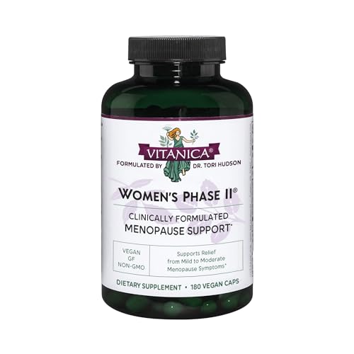 Vitanica Women's Phase II, Menopause Support, Vegan, 180 Capsules Vitanica buy supplements canada