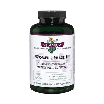 Vitanica Women's Phase II, Menopause Support, Vegan, 180 Capsules Vitanica buy supplements canada