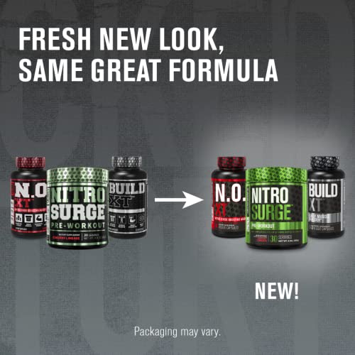 Jacked Factory Nitrosurge Pre Workout, N.O. XT Nitric Oxide Supplement & Build-XT Daily Jacked Factory buy supplements canada