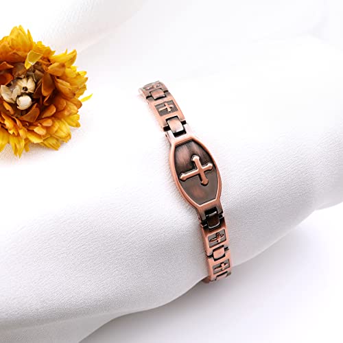 Jecanori Copper Bracelets for Women,Classic Magnetic Copper Bracelet,Valentine's Day Jecanori buy supplements canada