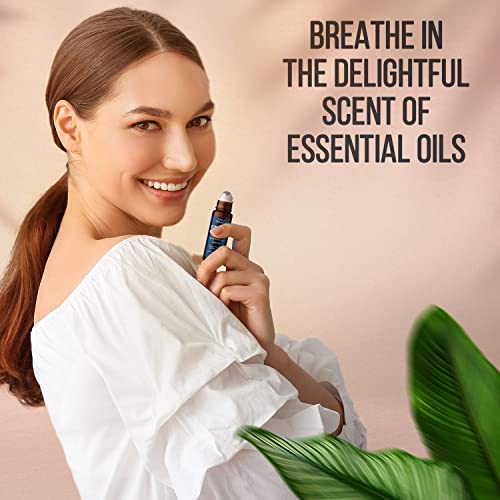 Stress Ease Essential Oil Roll On Blend 10ml - Natural Stress Relief Essential Oils Roll Nexon Botanics buy supplements canada