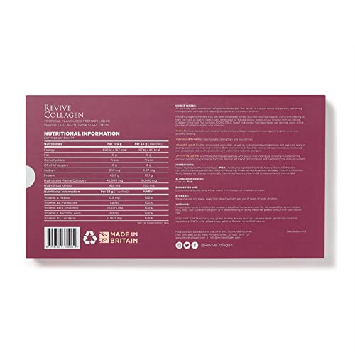 Revive Collagen Enhanced Plus 10,000mg Hydrolysed Marine Collagen Drink with Added Vitamin A & C Revive Collagen buy supplements canada