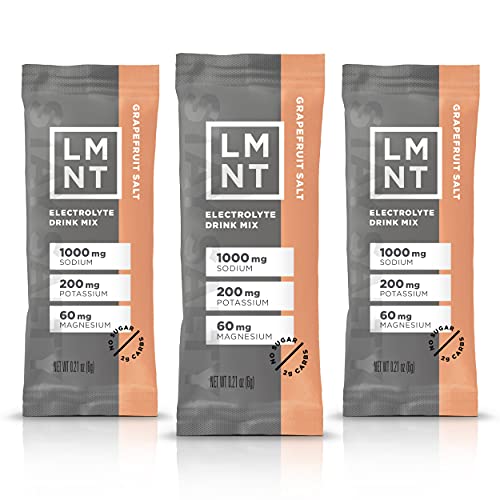 LMNT Zero-Sugar Electrolytes - Grapefruit Salt - Hydration Powder Packets | No Dodgy Drink LMNT buy supplements canada