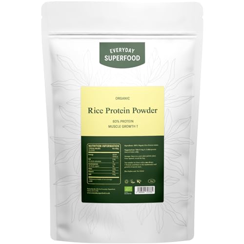 Everyday Superfood Organic Rice Protein Powder, 1kg, 80% Protein, Unflavoured, Vegan & Kosher Everyday Superfood buy supplements canada