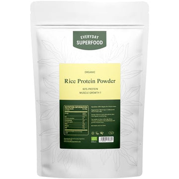 Everyday Superfood Organic Rice Protein Powder, 1kg, 80% Protein, Unflavoured, Vegan & Kosher Everyday Superfood buy supplements canada
