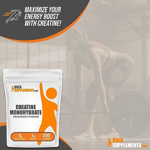 BulkSupplements Micronized Creatine Monohydrate Powder (1 kilogram) BULKSUPPLEMENTS.COM buy supplements canada