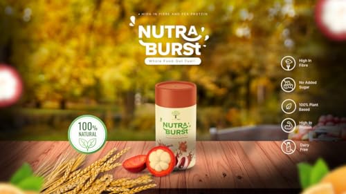NutraBurst Pea Protein Shake with Probiotics, prebiotics, and Oats 500g - Chocolate Flavoured Nutree Gut buy supplements canada