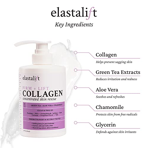 Elastalift Collagen Cream Skin Care Face Lotion & Body Lotion For Dry Skin | Skin Tightening Elastalift buy supplements canada