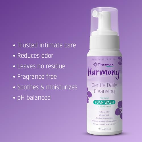 Theraworx Harmony Daily Feminine Care Foam, Gentle Daily Cleansing Fragrance Free, Reduces Odor Theraworx buy supplements canada