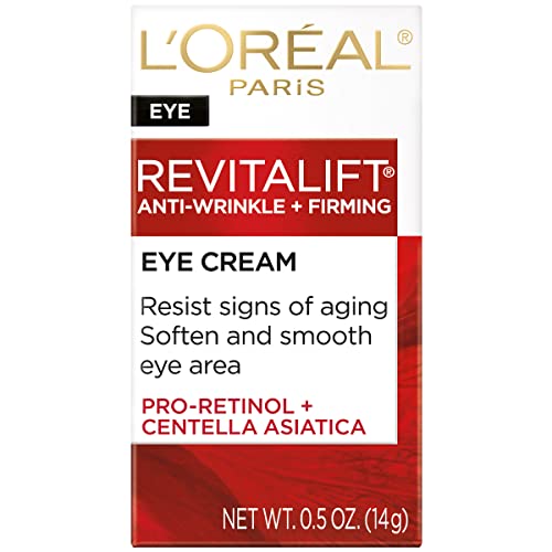 L'Oreal Paris Skincare Revitalift Anti-Wrinkle and Firming Eye Cream with Pro Retinol, Treatment to Reduce Dark Circles, Fragrance Free, 0.5 oz. L'Oreal Paris buy supplements canada