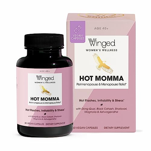 Winged Wellness Hot Momma, Perimenopause & Menopause Supplement - Vegan Menopause Winged Wellness buy supplements canada