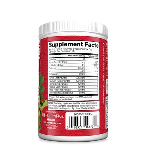 Health Plus Super Colon Cleanse, 68 Servings, 12oz Health Plus buy supplements canada