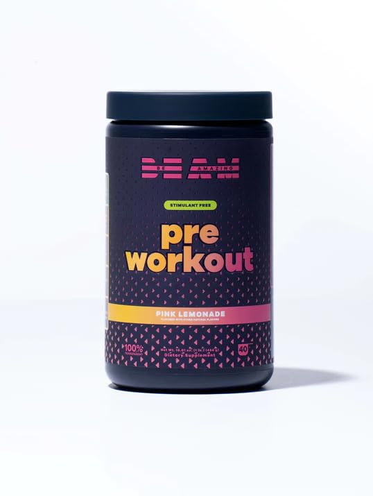 BEAM Be Amazing Vegan Stim Free Pre-Workout Powder | Energy Booster Powdered Drink BEAM buy supplements canada