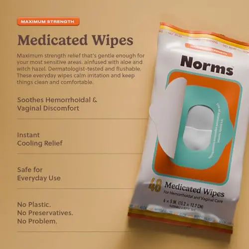 Norms The Full Hemorrhoid Treatment Bundle Medicated Wipes, Touch-Free Spray, and 5% Lidocaine Cream to Relieve Painful Itching, Burning & Swelling – Complete Hemorrhoid Care System Norms buy supplements canada