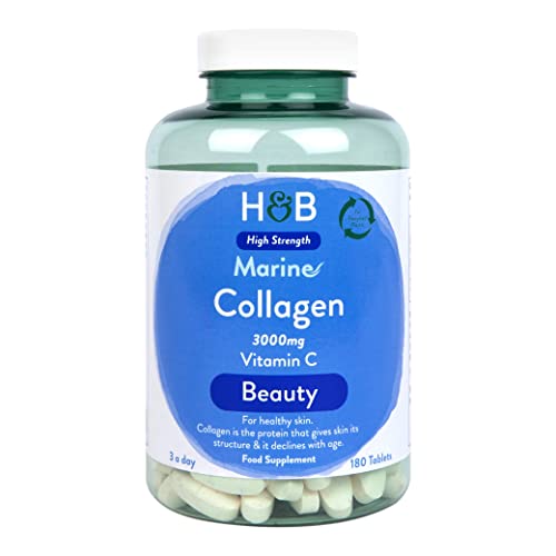 Holland & Barrett Marine Collagen with Vitamin C 3000mg 180 Tablets Holland & Barrett buy supplements canada