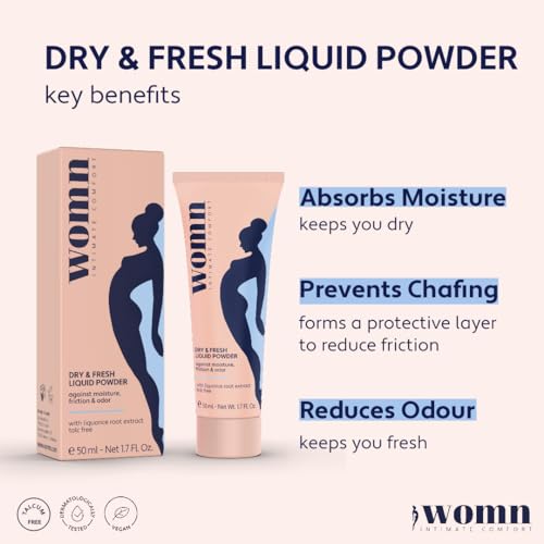 womn Intimate Comfort DRY & FRESH LIQUID POWDER – talc-free liquid body powder against moisture womn buy supplements canada