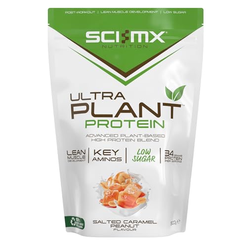 SCI-MX Ultra Plant - Salted Caramel Peanut Flavour Vegan Protein Powder Blend + Vitamin B Complex SCI-MX buy supplements canada