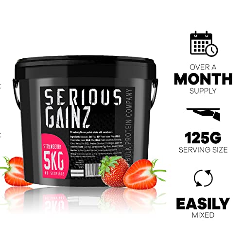 The Bulk Protein Company, SERIOUS GAINZ - Whey Protein Powder - Weight Gain, Mass Gainer The Bulk Protein Company buy supplements canada