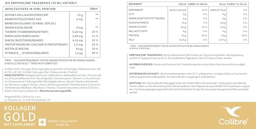 Collibre® Collagen Gold 10000mg 15 x 30ml Strong Liquid Drink Collibre buy supplements canada