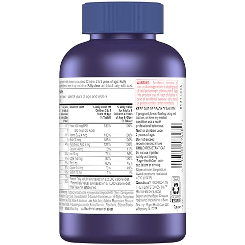 Flintstones Vitamins Chewable Kids Vitamins, Complete Multivitamin for Kids and Toddlers with Iron, Calcium, Vitamin C Flintstones Vitamins buy supplements canada
