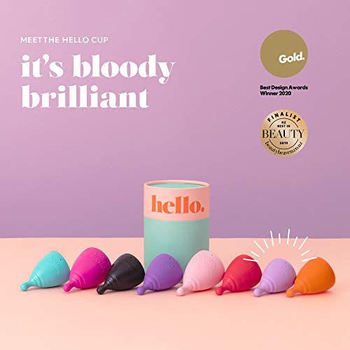 The Hello Cup Extra Small Menstrual Cup, BPA Free, Reusable, Hypoallergenic, Recyclable THE HELLO CUP buy supplements canada